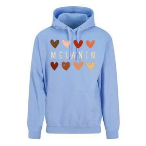 Melanin Hearts Black Is Beautiful Funny Gift Unisex Surf Hoodie