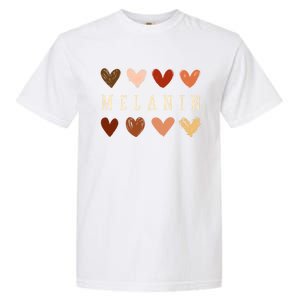 Melanin Hearts Black Is Beautiful Funny Gift Garment-Dyed Heavyweight T-Shirt