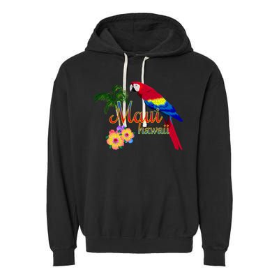Maui Hawaii Beach Aloha Great Gift Garment-Dyed Fleece Hoodie