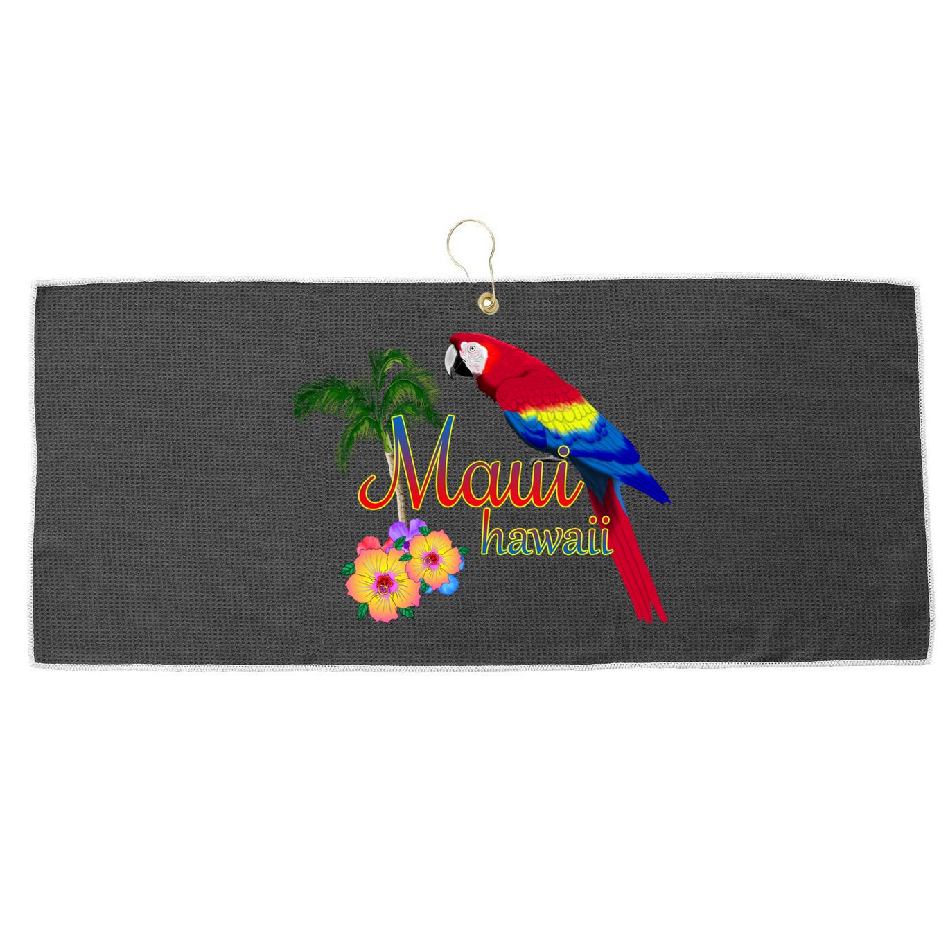Maui Hawaii Beach Aloha Great Gift Large Microfiber Waffle Golf Towel