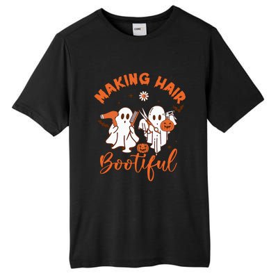 Making Hair Bootiful Funny Scary Ghost Hairdresser Halloween Tall Fusion ChromaSoft Performance T-Shirt