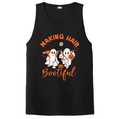 Making Hair Bootiful Funny Scary Ghost Hairdresser Halloween PosiCharge Competitor Tank