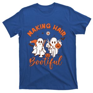 Making Hair Bootiful Funny Scary Ghost Hairdresser Halloween T-Shirt