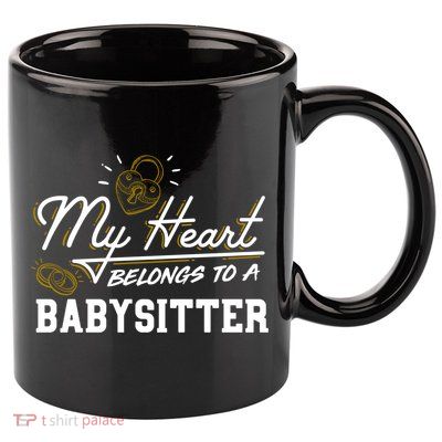 My Heart Belongs To A Sitter Gift Cool Gift 11oz C Handle Ceramic Mug