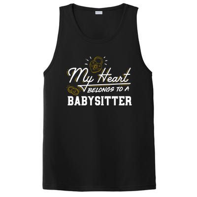 My Heart Belongs To A Sitter Gift Cool Gift PosiCharge Competitor Tank