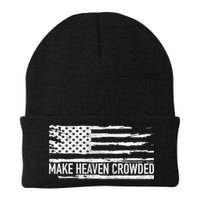 Make Heaven Crowded Faith Spiritual Cute Christian Vintage Cool Gift Beanie