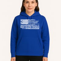 Make Heaven Crowded Faith Spiritual Cute Christian Vintage Cool Gift Hoodie