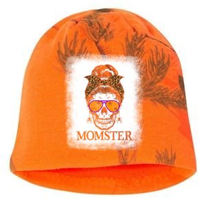 Mom Halloween Costume Messy Bun Skeleton Cool Gift Skull Momster Gift Kati - Camo Knit Beanie