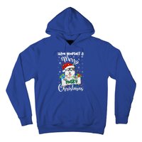 Merry Husky Christmas Siberian Husky Xmas Party Gift Hoodie