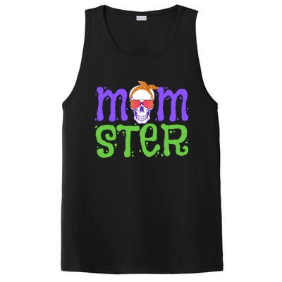 Momster Halloween Costume Skull Mama Monster Trick Or Treat Cool Gift PosiCharge Competitor Tank