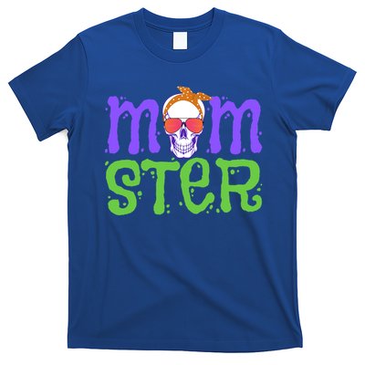 Momster Halloween Costume Skull Mama Monster Trick Or Treat Cool Gift T-Shirt