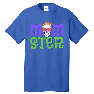 Momster Halloween Costume Skull Mama Monster Trick Or Treat Cool Gift Tall T-Shirt