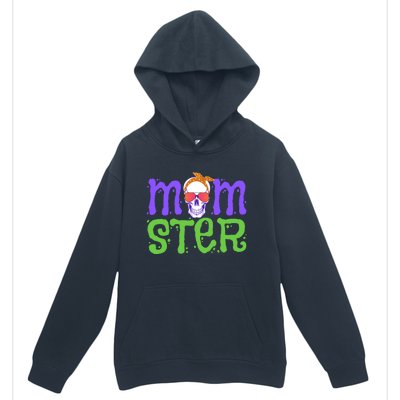 Momster Halloween Costume Skull Mama Monster Trick Or Treat Cool Gift Urban Pullover Hoodie