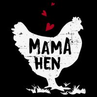 Mama Hen Chicken Funny Farmer Hen Chicken Mama Drawstring Bag