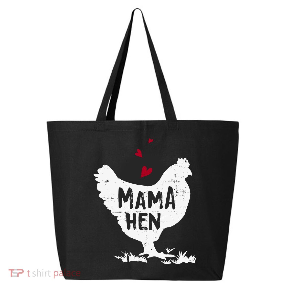 Mama Hen Chicken Funny Farmer Hen Chicken Mama 25L Jumbo Tote