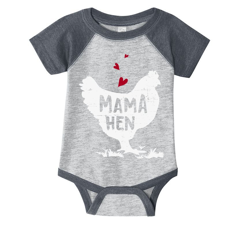 Mama Hen Chicken Funny Farmer Hen Chicken Mama Infant Baby Jersey Bodysuit