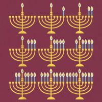 Menorah Hanukkah Challah Days Funny Pajama Family Matching 16oz Travel Tumbler