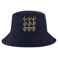 Menorah Hanukkah Challah Days Funny Pajama Family Matching Cool Comfort Performance Bucket Hat