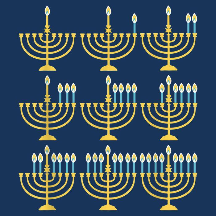 Menorah Hanukkah Challah Days Funny Pajama Family Matching Drawstring Bag