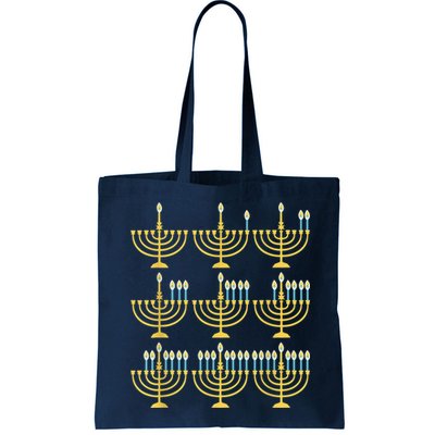 Menorah Hanukkah Challah Days Funny Pajama Family Matching Bag