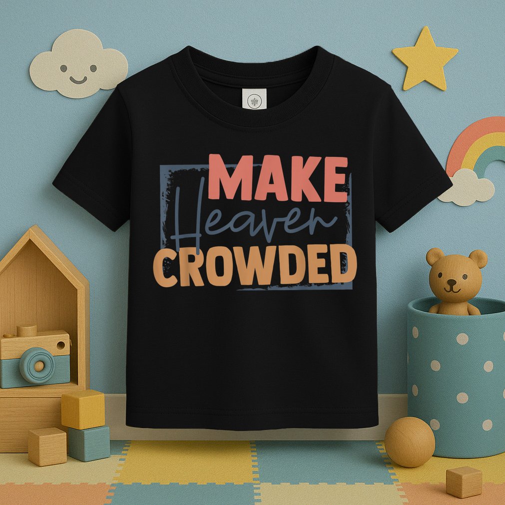 Make Heaven Crowded Christian Faith In Jesus Christ Our Lord Toddler T-Shirt
