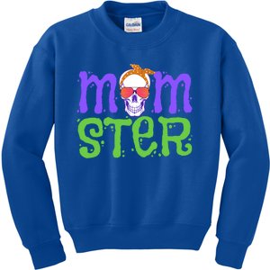 Momster Halloween Costume Skull Mama Monster Trick Or Treat Gift Kids Sweatshirt