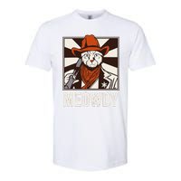 Meowdy Howdy Cat Kitten Country Western Yeehaw Softstyle® CVC T-Shirt