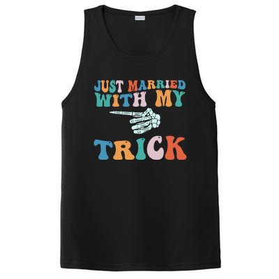 Matching Halloween Couples Just Married She Is My Trick Gift PosiCharge Competitor Tank