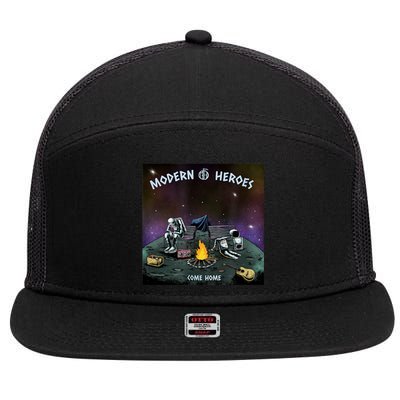 Modern Heroes Come Home 7 Panel Mesh Trucker Snapback Hat