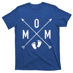 Mom Hipster Cross Feet Gift T-Shirt