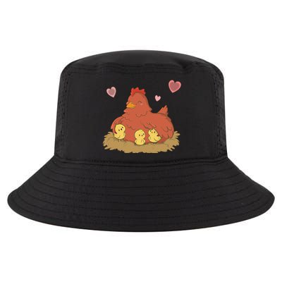 Mama Hen Chicken Farm Lover Gift Mothers Day Gift Mom Gift Cool Comfort Performance Bucket Hat