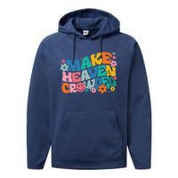 Make Heaven Crowded Bible Verse Aesthetic Colorful Performance Fleece Hoodie