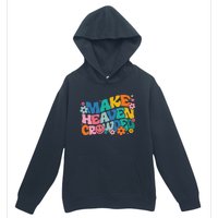 Make Heaven Crowded Bible Verse Aesthetic Colorful Urban Pullover Hoodie