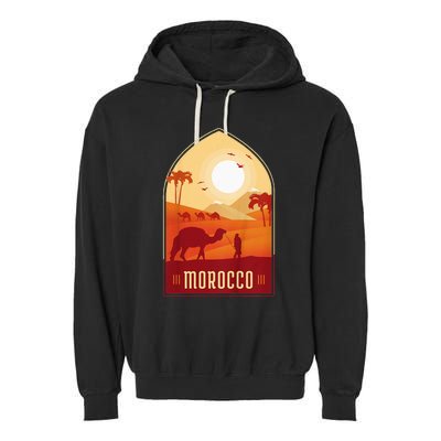 Morocco Hospitality Comfort Health Art Creativity History Garment-Dyed Fleece Hoodie