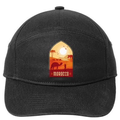 Morocco Hospitality Comfort Health Art Creativity History 7-Panel Snapback Hat