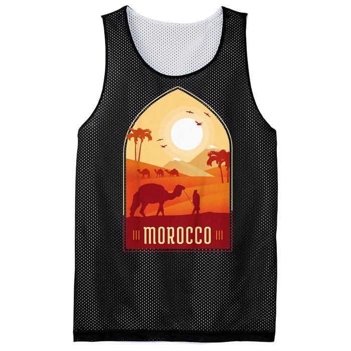 Morocco Hospitality Comfort Health Art Creativity History Mesh Reversible Basketball Jersey Tank