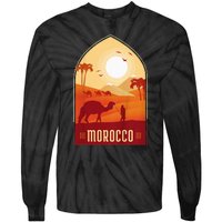 Morocco Hospitality Comfort Health Art Creativity History Tie-Dye Long Sleeve Shirt