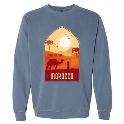 Morocco Hospitality Comfort Health Art Creativity History Garment-Dyed Sweatshirt