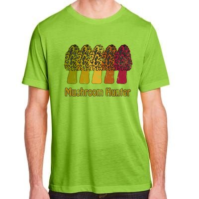 Mushroom Hunter Cute Gift Fun Morel Hunting Distressed Look Gift Adult ChromaSoft Performance T-Shirt