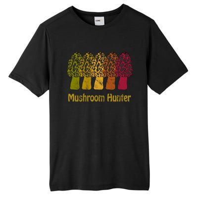 Mushroom Hunter Cute Gift Fun Morel Hunting Distressed Look Gift Tall Fusion ChromaSoft Performance T-Shirt