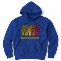 Mushroom Hunter Cute Gift Fun Morel Hunting Distressed Look Gift Hoodie