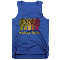 Mushroom Hunter Cute Gift Fun Morel Hunting Distressed Look Gift Tank Top