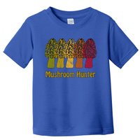 Mushroom Hunter Cute Gift Fun Morel Hunting Distressed Look Gift Toddler T-Shirt