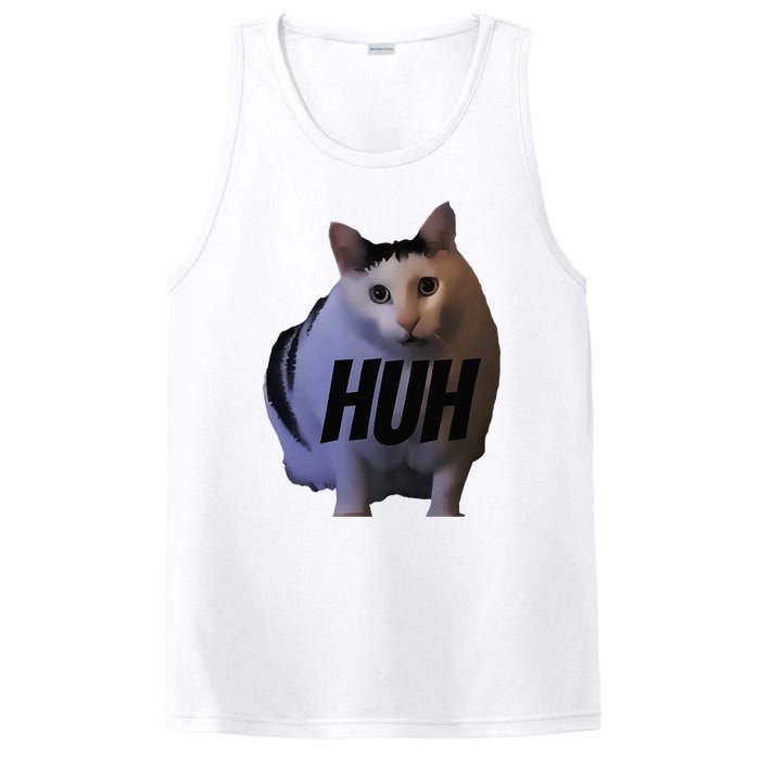 Meme Huh Cat Funny PosiCharge Competitor Tank