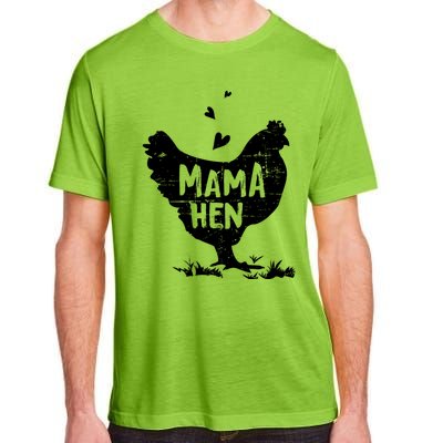 Mama Hen Chicken Funny Farmer Hen Chicken Mama Adult ChromaSoft Performance T-Shirt