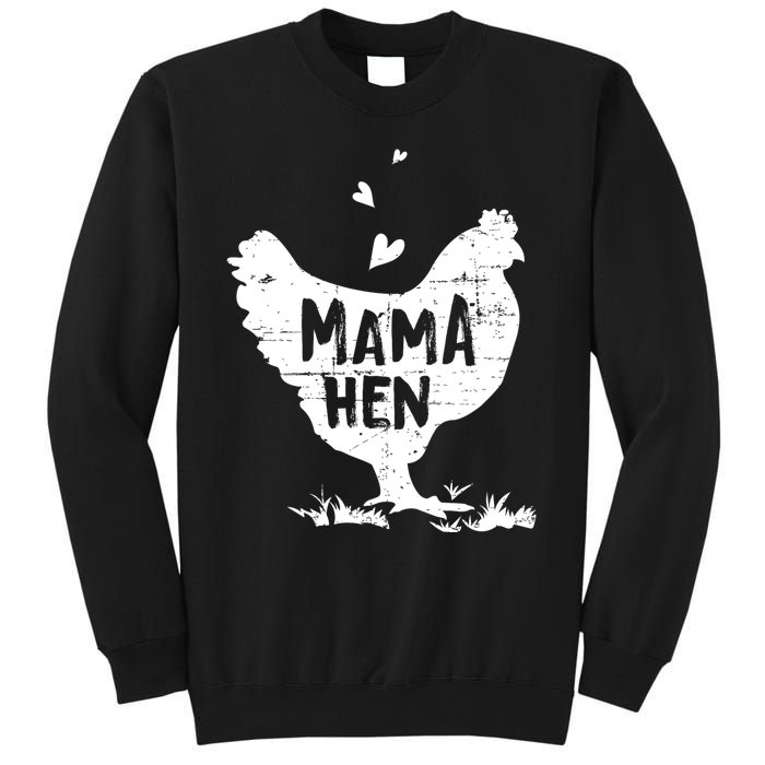 Mama Hen Chicken Funny Farmer Hen Chicken Mama Sweatshirt