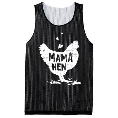 Mama Hen Chicken Funny Farmer Hen Chicken Mama Mesh Reversible Basketball Jersey Tank