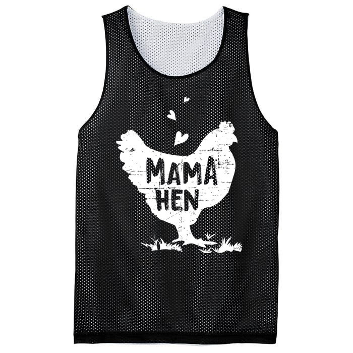 Mama Hen Chicken Funny Farmer Hen Chicken Mama Mesh Reversible Basketball Jersey Tank