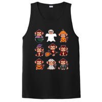 Monkey Halloween Costume Spooky Ghost Monkey Halloween PosiCharge Competitor Tank