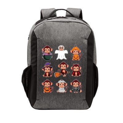 Monkey Halloween Costume Spooky Ghost Monkey Halloween Vector Backpack